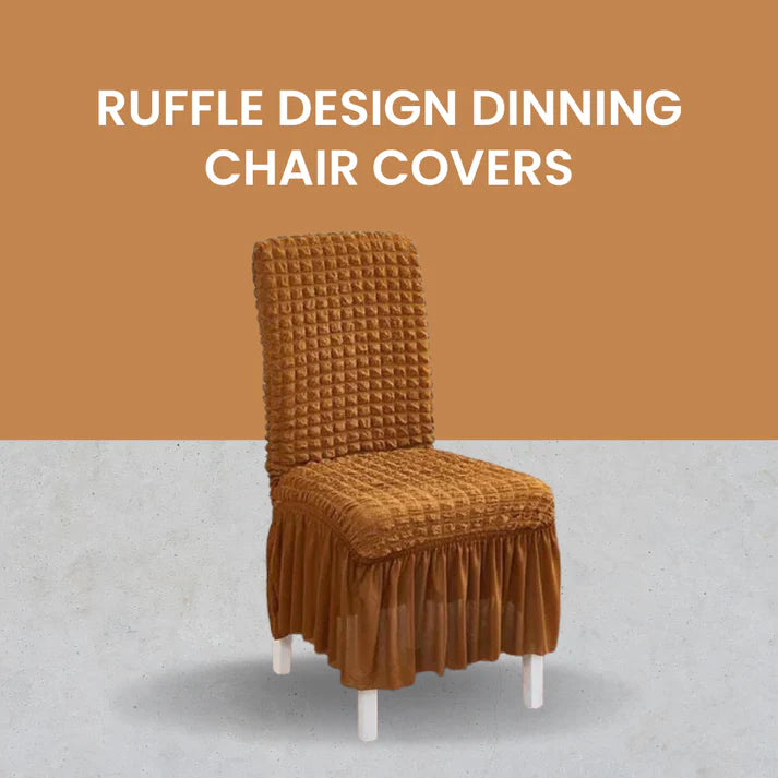 Frill Style Bubble Stuff Chair Cover