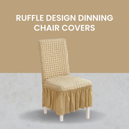 Frill Style Bubble Stuff Chair Cover