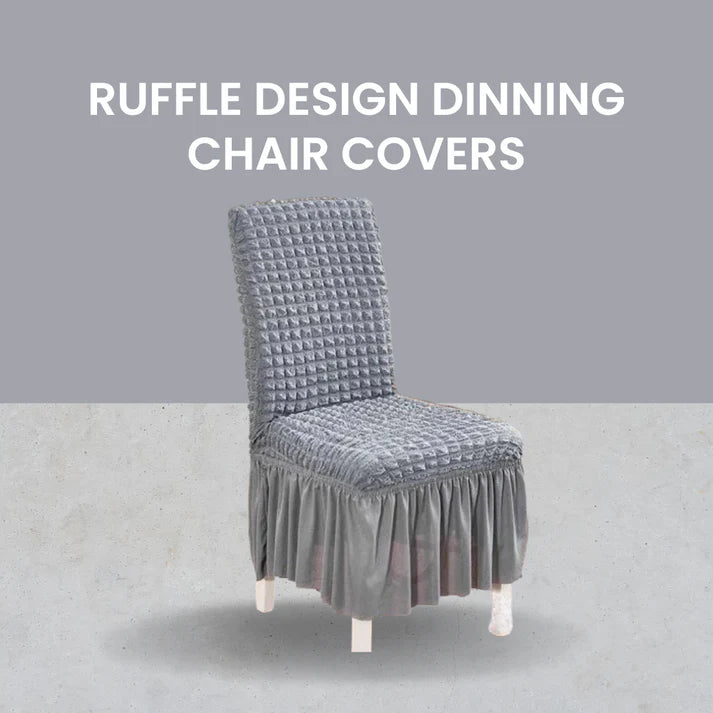 Frill Style Bubble Stuff Chair Cover