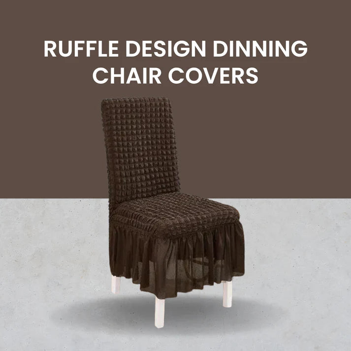 Frill Style Bubble Stuff Chair Cover