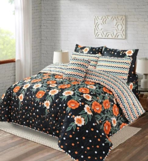 7 PCs Quilted Comforter Set CS-025