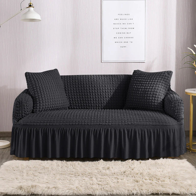 Bubble Stuff Frill Style Sofa Cover