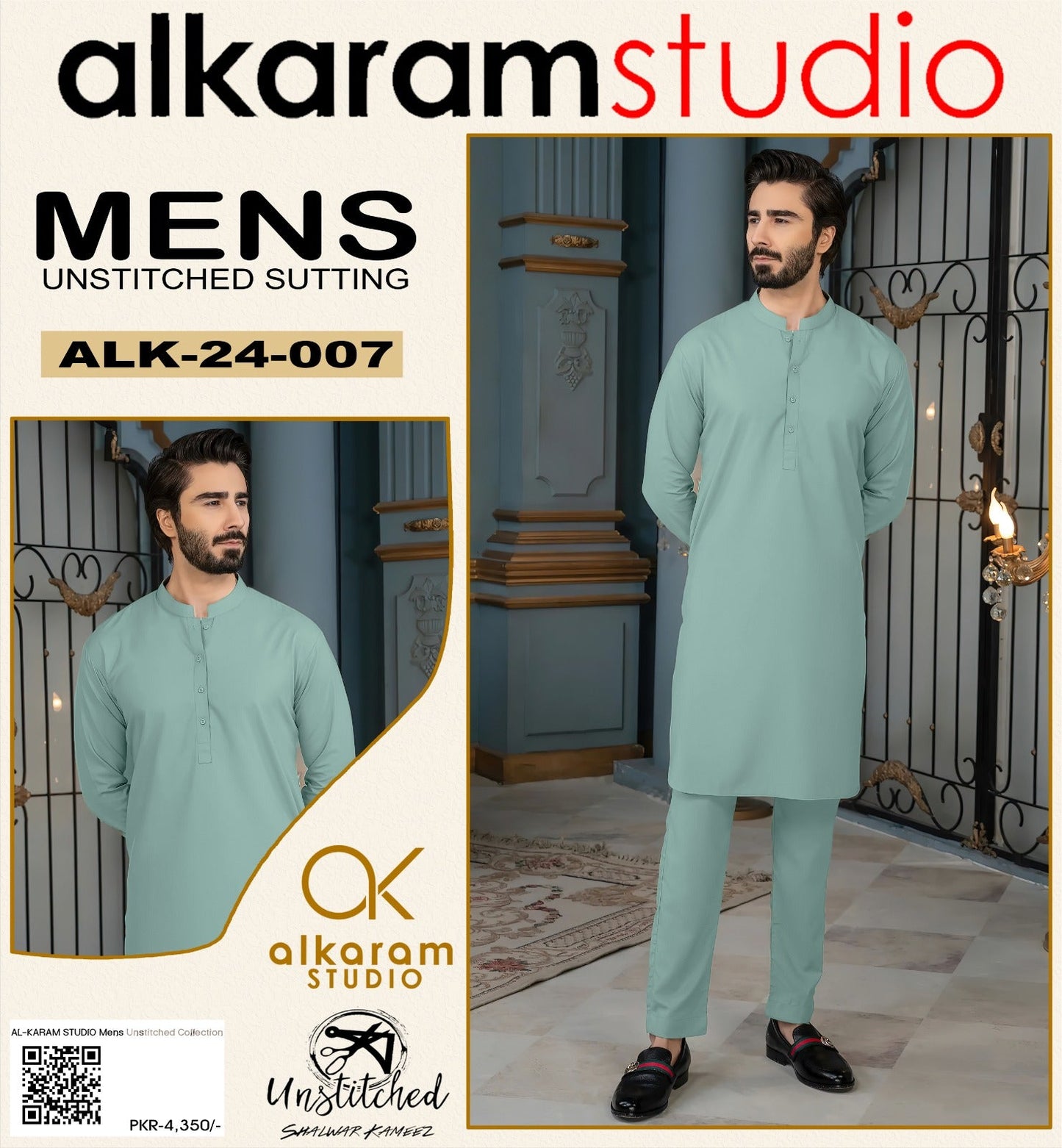 Winter Collection 2024 Al Karam Wash & Wear Quality 100% Gurranted Fabric