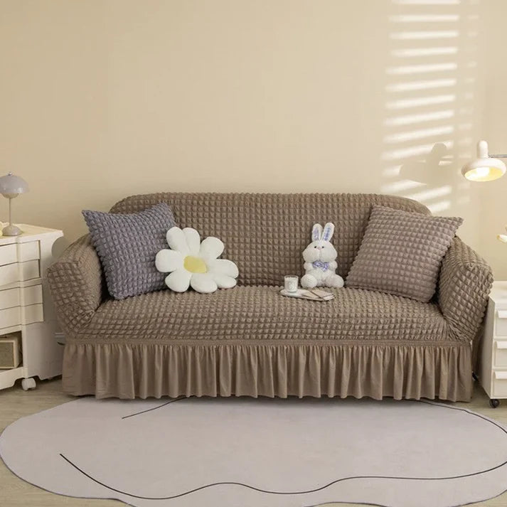 Bubble Stuff Frill Style Sofa Cover