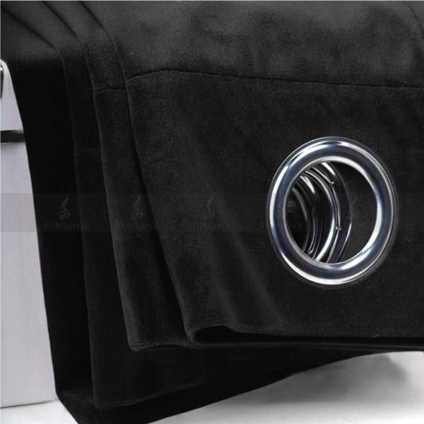 Premium Velvet Curtains (Black Color)