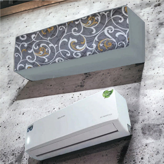 Printed Quilted AC Cover (Grey)