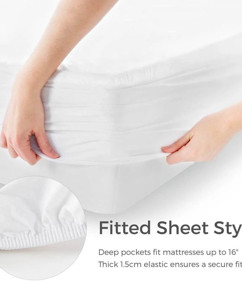 Waterproof Mattress Cover (White Color)