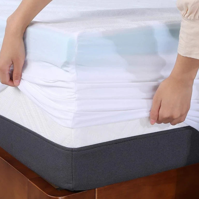 Waterproof Mattress Cover (White Color)