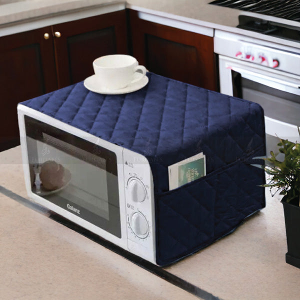 Ultrasonic Microwave Oven Cover (Blue Color)