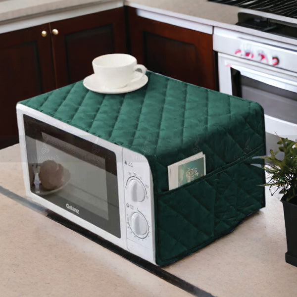 Ultrasonic Microwave Oven Cover (Green Color)