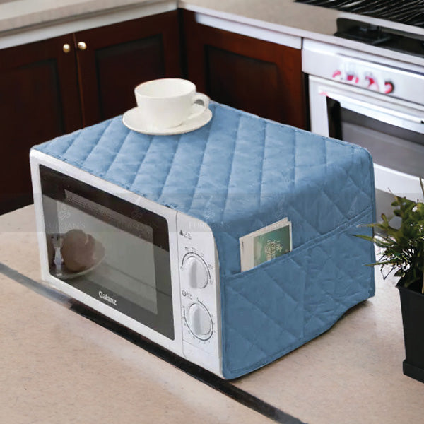 Ultrasonic Microwave Oven Cover (Sky Blue Color)