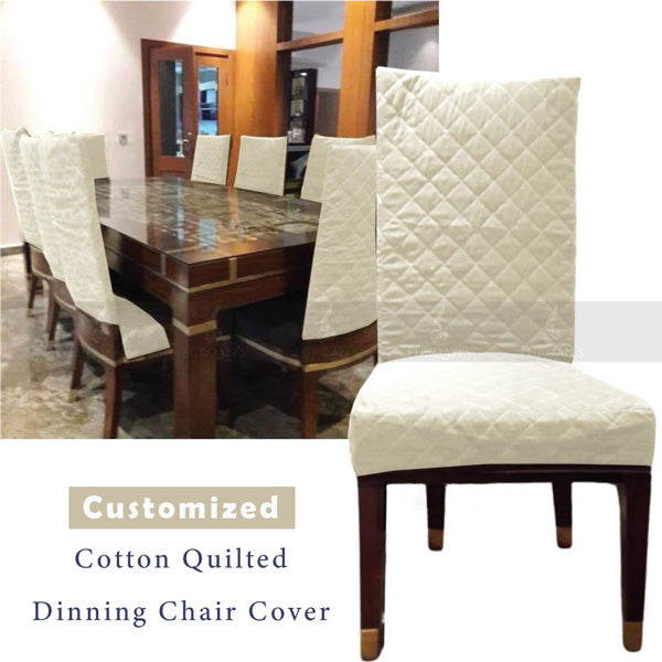 Ultrasonic Quilted Chair Cover (Skin Golden Color)