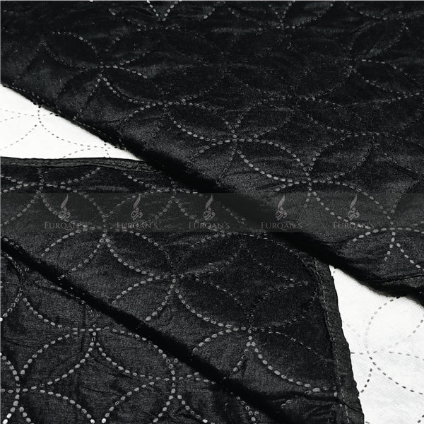 Ultrasonic Quilted Sofa Cover (Black Color)