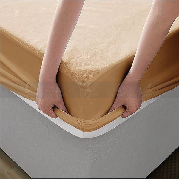 Waterproof Mattress Cover (Copper Color)