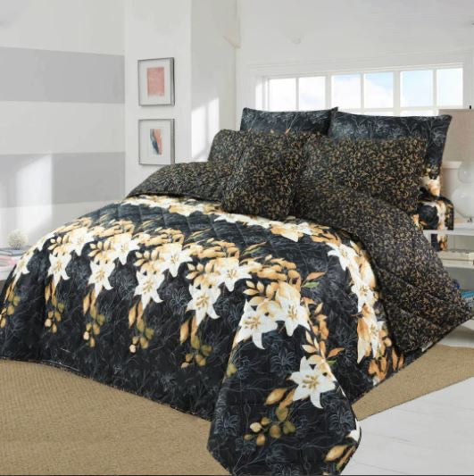 7 PCs Quilted Comforter Set CS-026