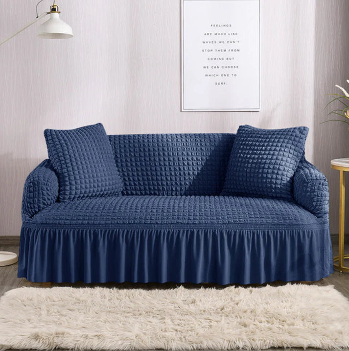 Bubble Stuff Frill Style Sofa Cover