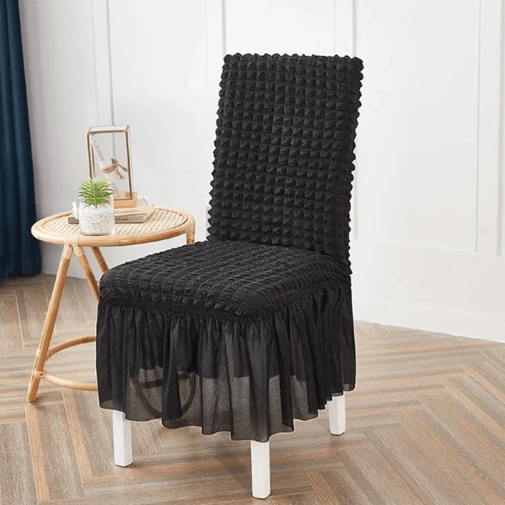 Frill Style Bubble Stuff Chair Cover