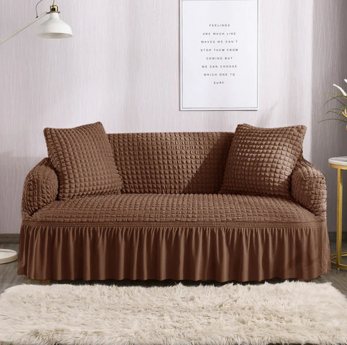 Bubble Stuff Frill Style Sofa Cover